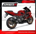 wydech tłumik DOMINATOR S6 Shorty CZARNY pasujący do motocykla Honda CBR 600 F4i Sport 2001 - 2006 3