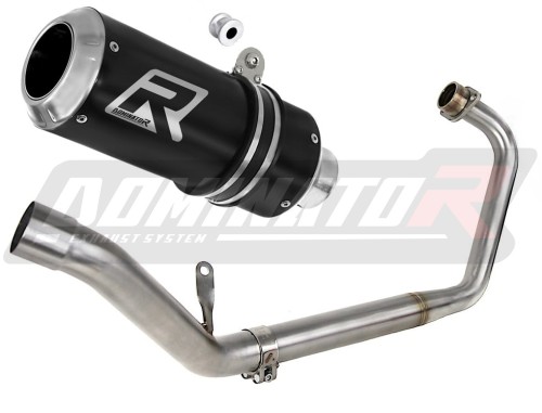 komplette Auspuffanlage mit Schalldämpfer DOMINATOR Full System GP schwarz passend für Honda CBR 150 R 2011  2016 2