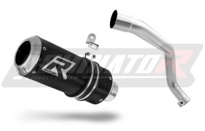 Honda CB 600F HORNET 1998 - 2002 Schalldämpfer Auspuff GP SCHWARZ + dB killer