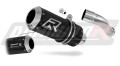 Auspuff Schalldämpfer DOMINATOR homologiert GP schwarz passend für Honda CB 600F HORNET PC41 2007  2013