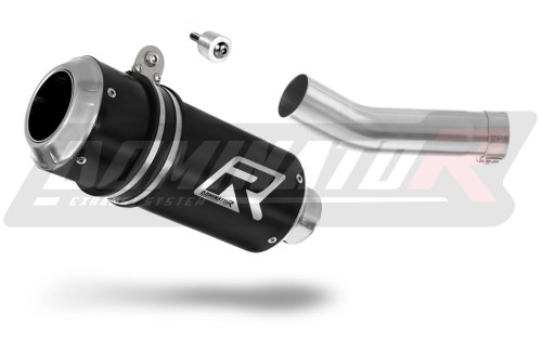 Auspuff Schalldämpfer DOMINATOR GP schwarz passend für Triumph STREET TRIPLE 675 R / S / RS 2013  2016 2