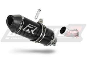 Aprilia Tuono V4 R APRC Low Level 2011 - 2014 Schalldämpfer Auspuff HP3 SCHWARZ + dB killer