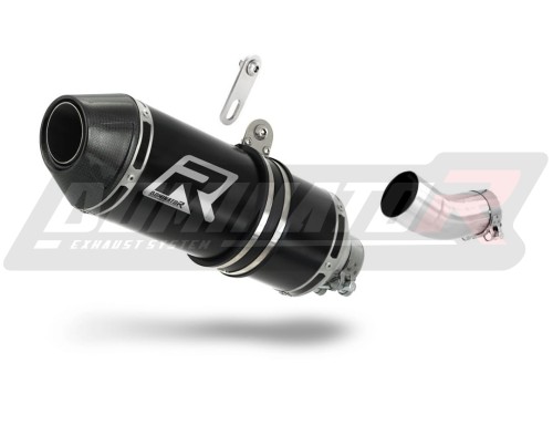 Auspuff Schalldämpfer DOMINATOR HP3 schwarz passend für Aprilia Tuono V4 R APRC Low Level 2011  2014 2