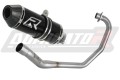 kompletny układ wydechowy z tłumikiem DOMINATOR Full System HP3 CZARNY pasujący do motocykla Honda CBF 125 2009 - 2014