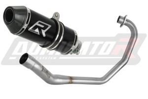 Honda CBF 125 2009 - 2014 Auspuffanlagen Schalldämpfer HP3 SCHWARZ + dB killer