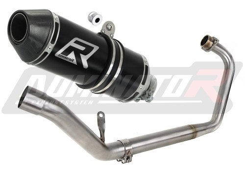 komplette Auspuffanlage mit Schalldämpfer DOMINATOR Full System HP3 schwarz passend für Honda CBR 125 R 2011  2018 2