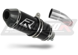 Kawasaki  NINJA 125 Z125 2019 - 2023 Schalldämpfer Auspuff HP3 SCHWARZ + dB killer