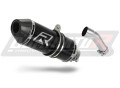 Auspuff Schalldämpfer DOMINATOR HP3 schwarz passend für Kawasaki ZX250R 2008  2012 2