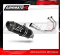 komplette Auspuffanlage mit Schalldämpfer DOMINATOR Full System HP3 schwarz passend für Yamaha MT03 2017  2020