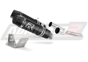Triumph SPRINT ST 1050 2005 - 2012 Schalldämpfer Auspuff HP3 SCHWARZ + dB killer
