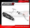 Auspuff Schalldämpfer DOMINATOR HP3 schwarz passend für Yamaha FZ6 2006  2010