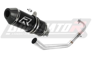 Yamaha YZF R125 2008 - 2013 Auspuffanlagen Schalldämpfer HP3 SCHWARZ + dB killer