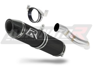Kawasaki ZX6R 636 2005 - 2006 Schalldämpfer Auspuff HP2 SCHWARZ + dB killer