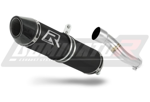 Auspuff Schalldämpfer DOMINATOR HP2 schwarz passend für Triumph DAYTONA 675  2012