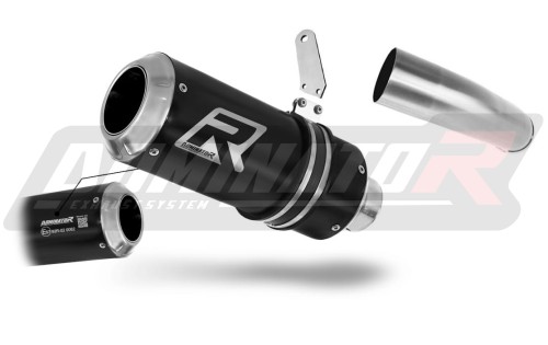 Auspuff Schalldämpfer DOMINATOR homologiert GP schwarz passend für Kawasaki VERSYS 1000 2019  2024 3