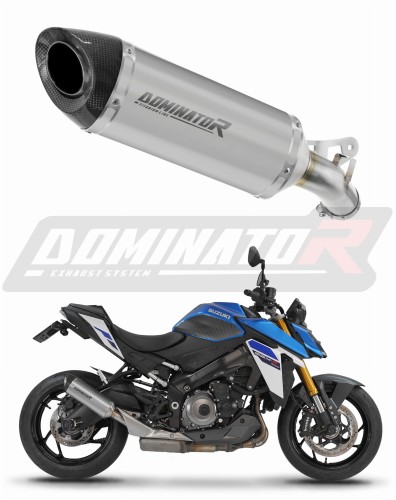 exhaust muffler DOMINATOR titanium HP8 fits to Suzuki GSXS 1000 / 1000 GT / 950 2021  2024