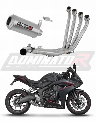 kompletny układ wydechowy z tłumikiem DOMINATOR Full System GP pasujący do motocykla Honda CB 650 R / E-Clutch 2024 - 2025 6
