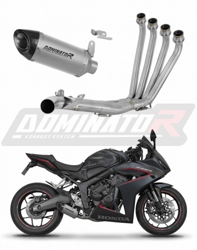 komplette Auspuffanlage mit Schalldämpfer DOMINATOR Full System Titan HP8 passend für Honda CB 650 R / EClutch 2024  2025 6