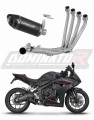 komplette Auspuffanlage mit Schalldämpfer DOMINATOR Full System HP8 schwarz passend für Honda CB 650 R / EClutch 2024  2025 6