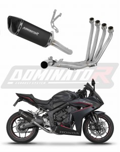 Honda CB 650 R  / E-Clutch 2024 - 2025 Auspuffanlagen Schalldämpfer HP6 BLACK + dB killer