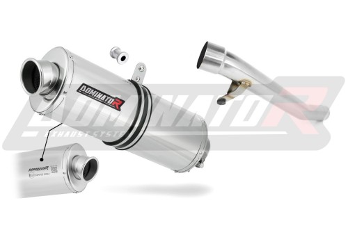 Auspuff Schalldämpfer DOMINATOR homologiert OVAL passend für GSF 1200 BANDIT 2006  2007 4