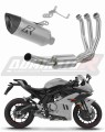 komplette Auspuffanlage mit Schalldämpfer DOMINATOR Full System Titan HP8 passend für CF MOTO 675 SRR 2024  2026
