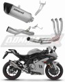 komplette Auspuffanlage mit Schalldämpfer DOMINATOR Full System Titan HP6 passend für CF MOTO 675 SRR 2024  2026