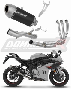 CF MOTO 675 SR-R 2024 - 2026 Auspuffanlagen Schalldämpfer S6 SCHWARZ + dB killer