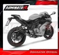 complete exhaust system with muffler DOMINATOR Full System HP6 BLACK fits to CF MOTO 675 SRR 2024  2026 4