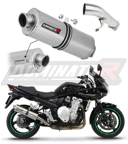 wydech tłumik DOMINATOR Homologowany Owalny pasujący do motocykla GSF 650 BANDIT 2007 - 2016