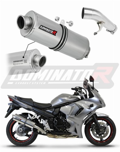wydech tłumik DOMINATOR Homologowany Owalny pasujący do motocykla Suzuki GSX 1250 FA 2010 - 2016