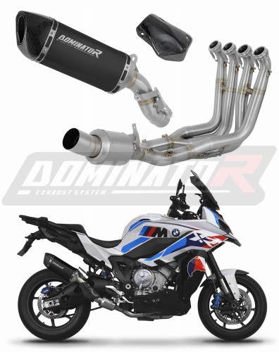 kompletny układ wydechowy z tłumikiem DOMINATOR Full System HP6 CZARNY EX pasujący do motocykla BMW M1000XR 2020 - 2026