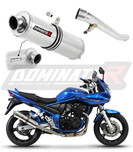 GSF 650 S BANDIT Exhaust SUZUKI Homologated EC Type approval  Street legal Approval Certificate Muffler Auspuff Sportauspuff Silencer Echappement Silencieux Scarico Scarichi Escape Wydech Tłumik ROUND 2005 - 2006 Dominator x