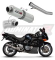 wydech tłumik DOMINATOR Homologowany Okrągły pasujący do motocykla Suzuki GSXF 750 1998 - 2006