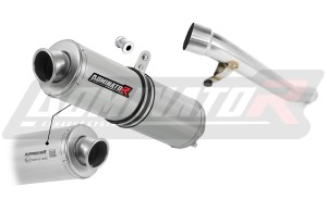 GSF 1200 BANDIT Homologated Exhaust Schalldämpfer RUND 1996 - 2000