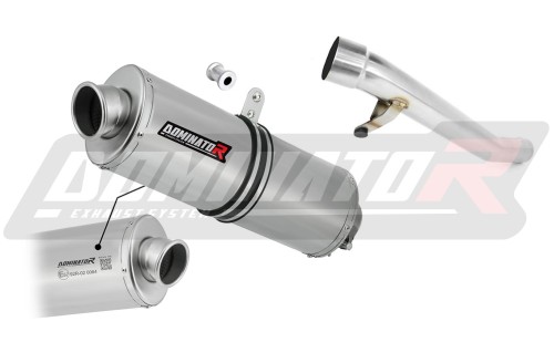Auspuff Schalldämpfer DOMINATOR homologiert OVAL passend für GSF 1200 BANDIT 1996  2000 3