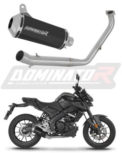 Yamaha MT 125 2021 - 2024 Auspuffanlagen Schalldämpfer OV G2 SCHWARZ + dB killer