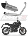 kompletny układ wydechowy z tłumikiem DOMINATOR Full System Tytanowy HP8 pasujący do motocykla Yamaha MT 125 2021 - 2024