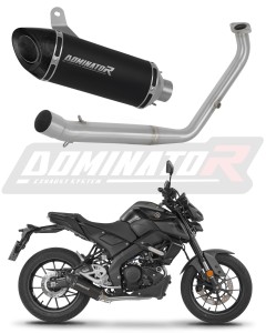 Yamaha MT 125 2021 - 2024 Auspuffanlagen Schalldämpfer HP8 SCHWARZ + dB killer