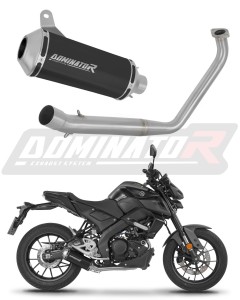 Yamaha MT 125 2020 Auspuffanlagen Schalldämpfer OV G2 SCHWARZ + dB killer