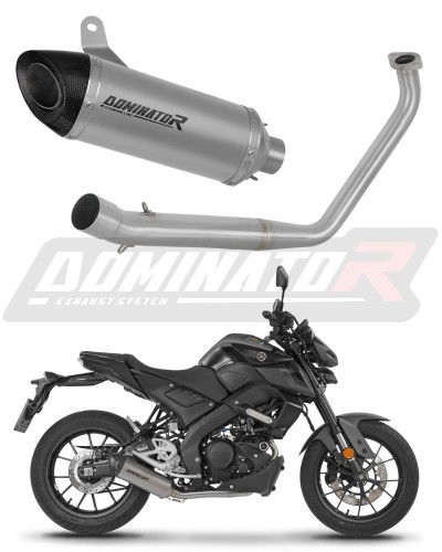 complete exhaust system with muffler DOMINATOR Full System titanium HP8 fits to Yamaha MT 125 2020