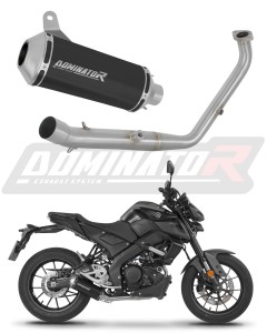 Yamaha MT 125 2024 - 2026 (Euro 5+) Auspuffanlagen Schalldämpfer OV G2 SCHWARZ + dB killer