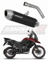 Auspuff Schalldämpfer DOMINATOR S6 schwarz passend für Triumph Tiger 800 XCA 2018  2020