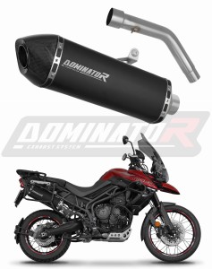 Triumph Tiger 800 XCA 2018 - 2020 Schalldämpfer Auspuff HP7 SCHWARZ + dB killer