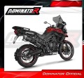 Auspuff Schalldämpfer DOMINATOR S6 schwarz passend für Triumph Tiger 800 XCA 2018  2020 4