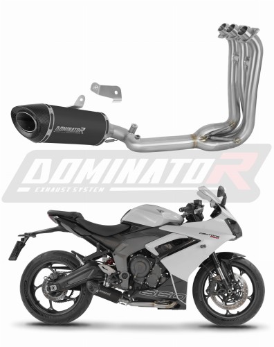 Auspuff Schalldämpfer DOMINATOR HP8 schwarz passend für Triumph Daytona 660 2024  2026