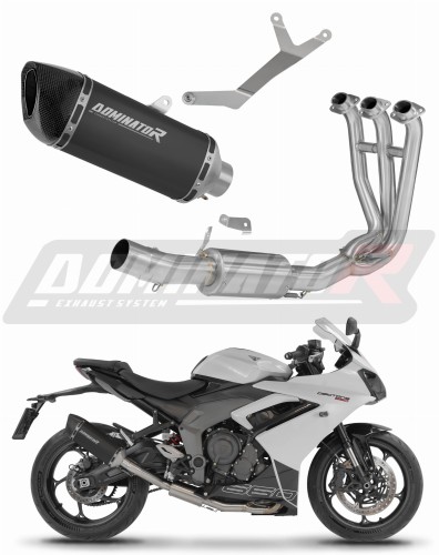 Auspuff Schalldämpfer DOMINATOR HP6 schwarz passend für Triumph Daytona 660 2024  2026