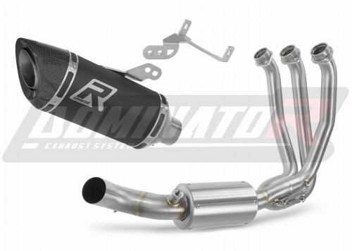 komplette Auspuffanlage mit Schalldämpfer DOMINATOR Full System HP8 schwarz passend für CF MOTO 675 NK 2024  2026