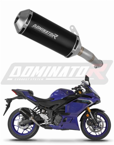 wydech tłumik DOMINATOR OV G2 CZARNY pasujący do motocykla Yamaha YZF-R3 2025 - 2026