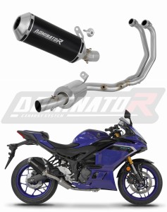 Yamaha YZF-R3 2025 - 2026 Auspuffanlagen Schalldämpfer OV G2 EX SCHWARZ + dB killer